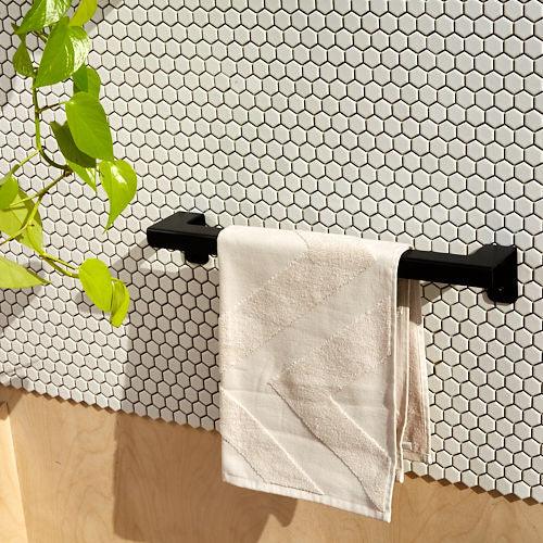 Black Towel Rail 