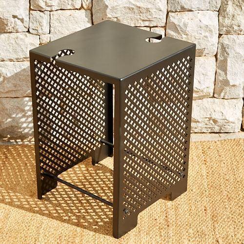 Aluminium Picnic Table Black by Komposite