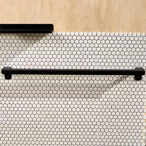 Black Towel Rail