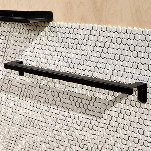 Black Towel Rail