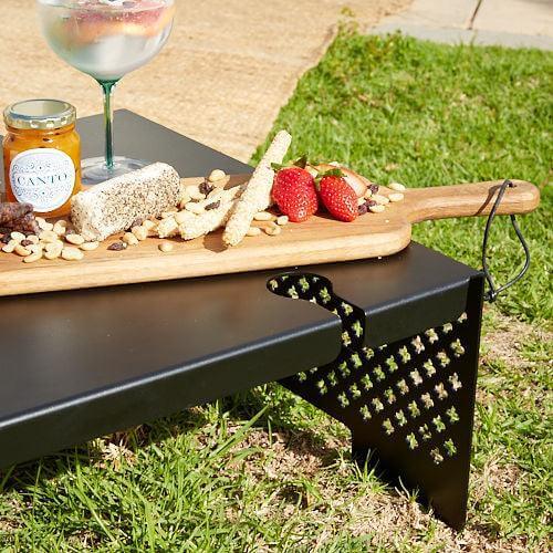 Aluminium Picnic Table Black by Komposite