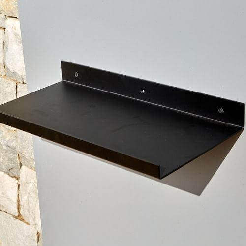 Aluminium Shelf Black by Komposite
